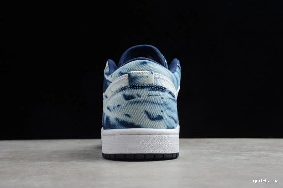 Cheap EP Low 1 CZ8455-100 Washed Denim CZ8455-100 Jordan 0130